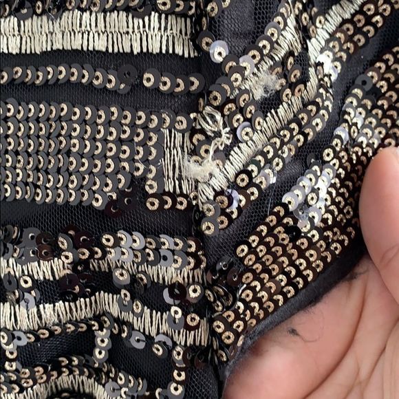 Vince Camuto Beaded Cocktail Dress size 6 - Picture 10 of 14